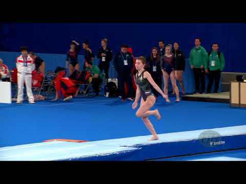 SILICHEVA Irina (RUS) W - 2019 Trampoline Worlds, Tokyo (JPN) - Qualification Tumbling R1