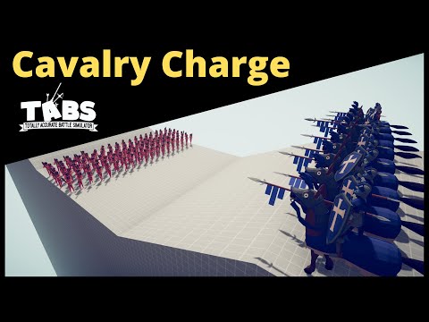 Cavalry Charge VS Every Faction - TABS - Totally Accurate Battle Simulator