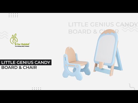 R for Rabbit Little Genius Candy - Set Of Kids Activity Board & Chair Installation Video