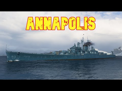 World of WarShips Annapolis - Solo Carry – 9 Kills with Annapolis!