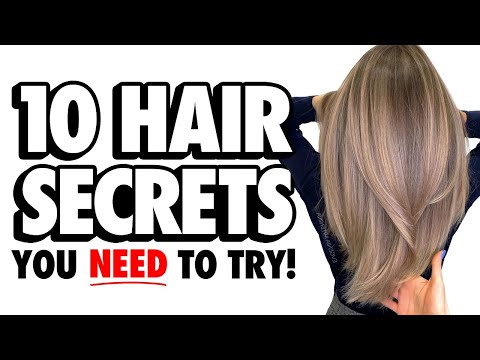 10 Hair Secrets from Celebrity Hairdressers! *MUST-TRY*