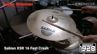 Video thumbnail for Sabian XSR 16 Fast Crash by Randy Reyes Bahay Drummer