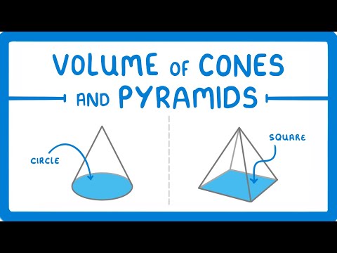 Mathématiques GCSE - Comment calculer les volumes des cônes et des pyramides (examens 2026/27)