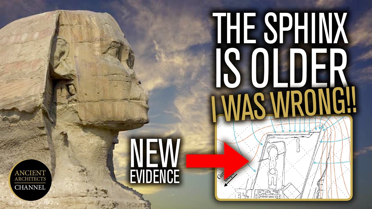 I Was Wrong! The Sphinx Erosion DOES Pre-Date the Pyramids - NEW EVIDENCE