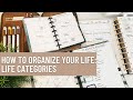 Organizing your life by categories