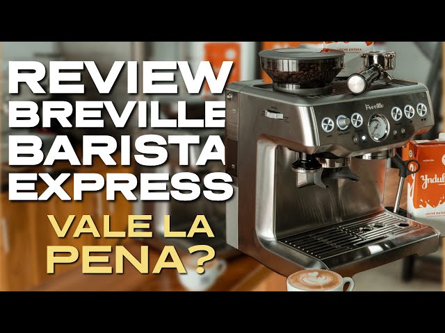 Vídeo relacionado con Breville Barista Slimline Cafetera espresso | Espumador de leche integrado | Cafetera compacta para capuchinoscafés latte y más | Bomba de 15 bar | Plata [VCF185X]