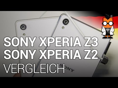 Sony Xperia Z2 vs Xperia Z3 im Vergleich auf der IFA (DEU)
