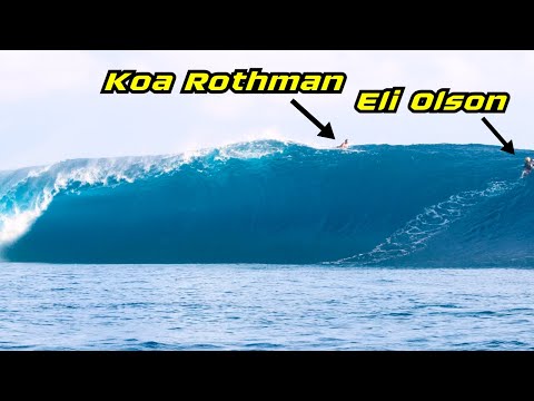 KOA & ELI SCORE UNCROWDED TEAHUPO’O “ONLY 2 PEOPLE OUT!”