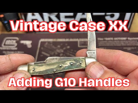 Restoring a Vintage 1965-1970 Case XX Stockman Knife: Adding Custom G10 Handles and a Case Shield