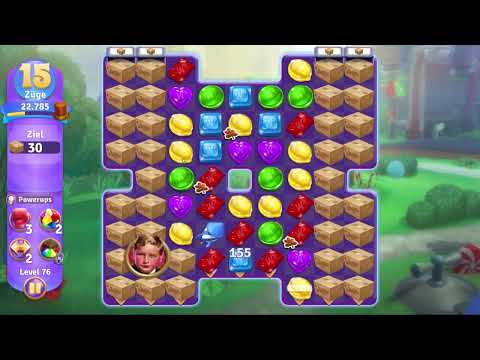 Wonka's World of Candy Level 76 no booster [Gameplay Walkthrough] [Zynga]