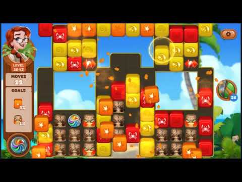 Lost Island Blast Adventure Level 1643 - NO BOOSTERS 🏝️ | SKILLGAMING ✔️