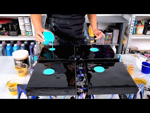 Which Mixture Created the Most Beautiful Cells? Best Gold Part 3! - Paint and Water Experiment