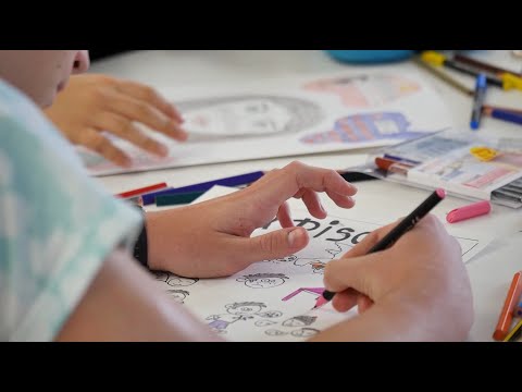 Comic-Workshop mit Kitty Kahane am INS Quatre Cantons