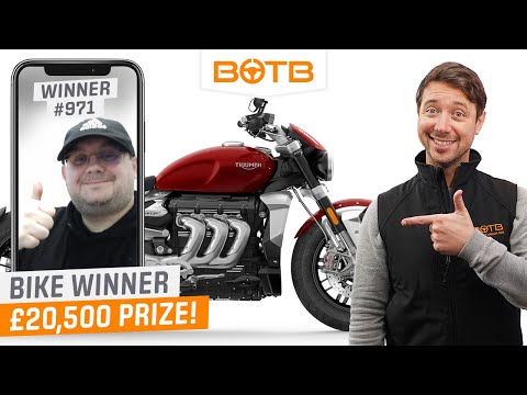 £20,000 Triumph for BOTB Bike Winner Eddie!