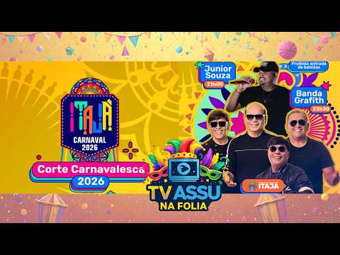 ESCOLHA DO REI E RAINHA DO CARNAVAL DE ITAJÁ 2026- GRAFITH E JUNIOR SOUZA