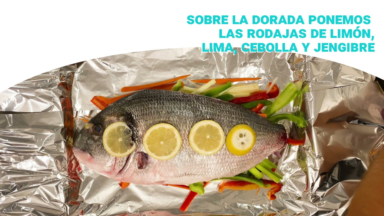 Receta de Dorada en papillote