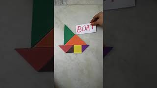 #shorts #tangram #boat #kidspartychannel #kidsvideos #funplay #chinesepuzzle