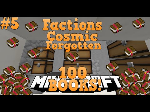 "OVERPOWERED 100 ENCHANTING BOOK OPENING!" Minecraft Factions Cosmic Pvp SOLO