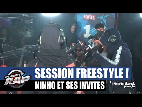 Ninho - Session freestyle avec BLK140 & JK PÉPÉLÉ ! #PlanèteRap