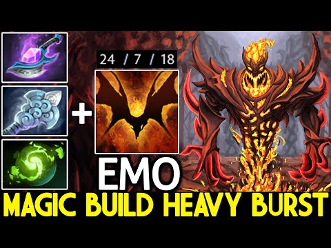 IG.EMO [Shadow Fiend] Epic Refresher Magic Build Heavy Burst Dota 2