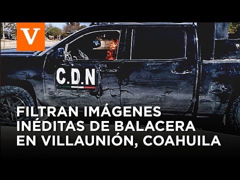 Filtran Imágenes inéditas de balacera en Villaunión, Coahuila