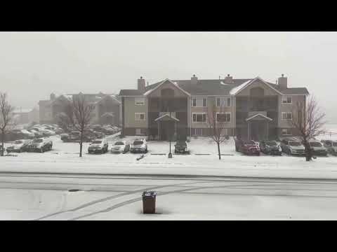 Wyoming blanketed in snow
