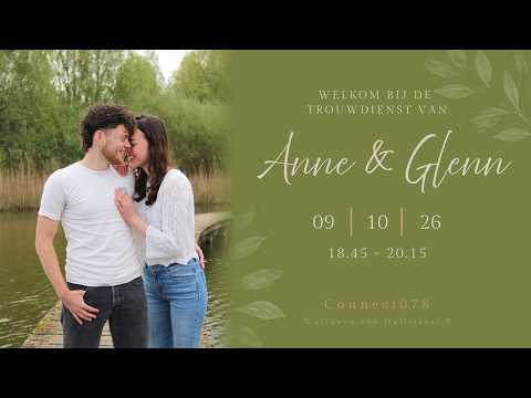Trouwdienst Anne & Glenn | 9 oktober 2026