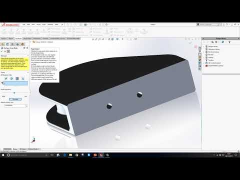 What's New SOLIDWORKS 2018 - 19:  Mesh Modelling