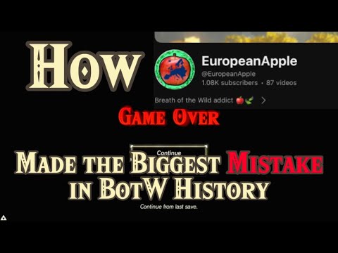 The Biggest Mistake in Breath of the Wild History [BOTW]