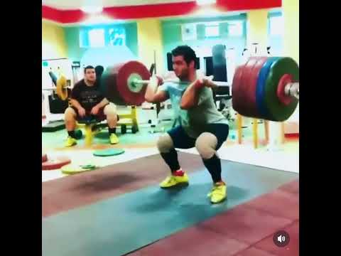 Sohrab Moradi (94) 240 kg clean and jerk