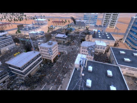 UEBS: | REVENGE! | 20,000 Runner Zombies VS 4,000 jacked up US WW2 Soldiers