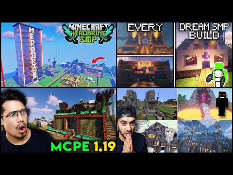TOP 5 Popular SMP Maps For Minecraft PE || Youtuber SMP Maps MCPE || MCPE Map ||
