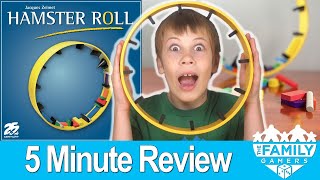 Hamster Roll - Roll up family fun in this board game review!