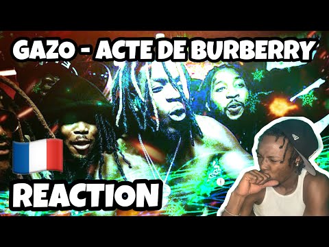 AMERICAN REACTS TO FRENCH DRILL RAP! GAZO - Acte de Burberry (English Subtitles)