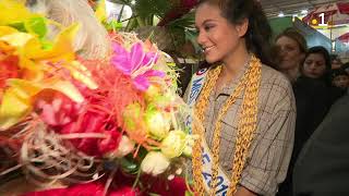 Vaimalama Chaves Miss France 2019 au salon de lagr