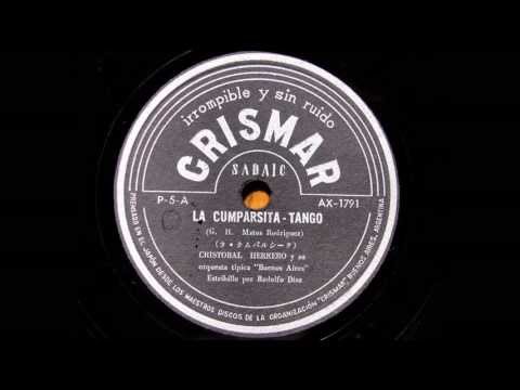 Cristobal HERRERO - "LA CUMPARSITA" on HMV-163