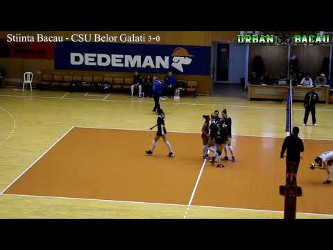 Stiinta Bacau - CSU Belor Galati 3-0