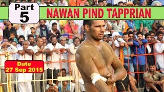 (1) Nawan PInd Tapprian (Nawanshahr) Kabaddi Touranament 27 Sep 2015