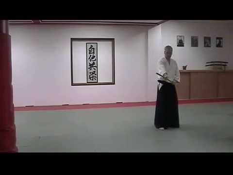 13 bewegingen met Jo door Chris de Jongh sensei in de SJOK dojo ( Aikido 13 jo kata )