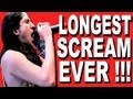 THE LONGEST SCREAM EVER!?! (56 Seconds ...