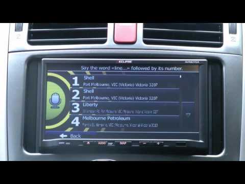 ECLIPSE AVN827GA - Voice Control for Navigation POI Search - Fujitsu Ten