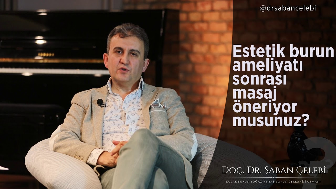 Estetik burun ameliyatı sonrası masaj öneriyor musunuz?