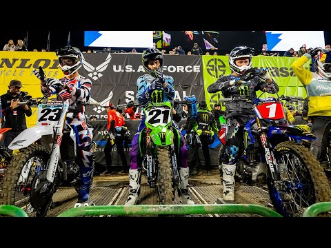 AMAスーパークロスRd4 アナハイム（エンジェルスタジアム）450SXハイライト動画