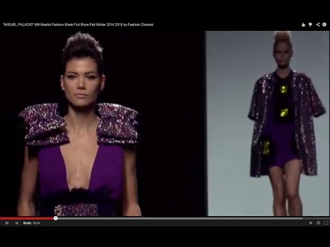 "MIGUEL PALACIO" MB Madrid Fashion Week Desfile Completo Otoño Invierno 2014-2015 por Fashion Cha...