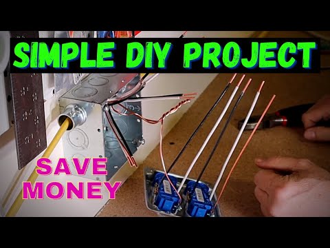 How to Install New Outlets in Garage - DIY Wiring Projects! (OFFICIAL VIDEO)
