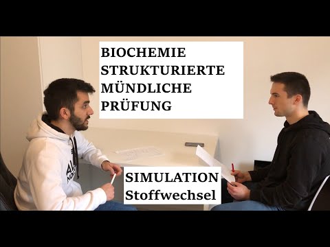 Biochemie mündliche Prüfungssimulation Stoffwechsel - MEDIZIN