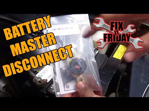 Top Post Battery Master Disconnect Switch (Gama Electronics)