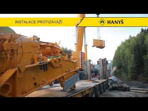 Hanyš - Modernizace dálnice D1 - rekonstrukce mostu