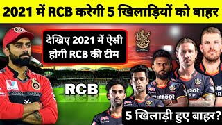 IPL 2021 - RCB Team Released these 5 Players before Auction | Royal Challengers Bangalore