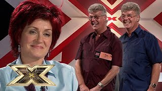 63-year-old TWINS have that OLD SCHOOL swing! | The X Factor Auditions